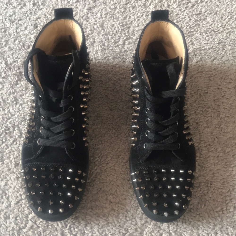 Studded Christian louboutin sneakers